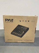 Pyle 4-Channel Bluetooth Pro Audio DJ Sound Mixer - Black 1