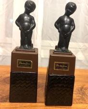 Set of 2 1960’s Master Piece True Bonny Boy Novelty Liquor Dispenser Peeing