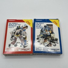 Prodeck The OMEGA Made In The USA Handbook Playing Cards Volume I & II Set NOS