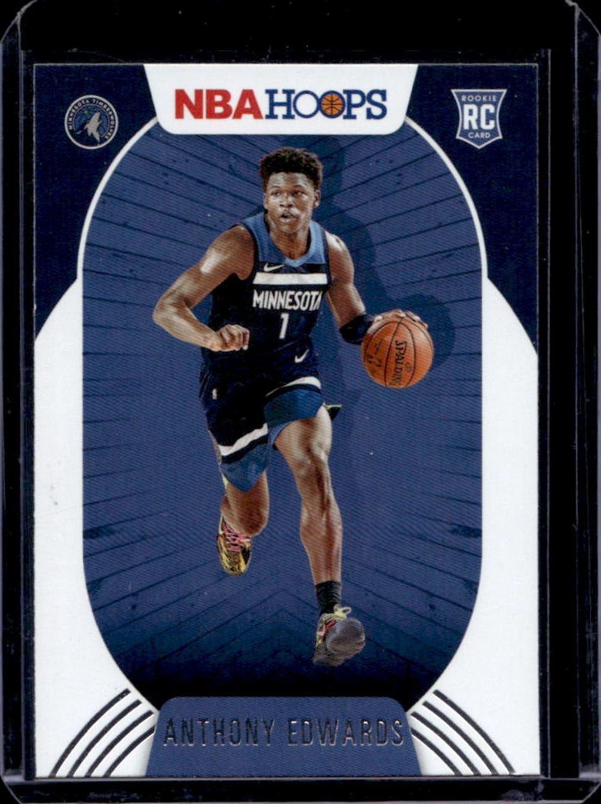 2020-21 Panini Hoops Anthony Edwards RC Rookie #216 Timberwolves