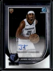 2025-26 Bowman Jahmai Mashack Chrome Auto Autograph RC Rookie #BCA-JM Grizzlies