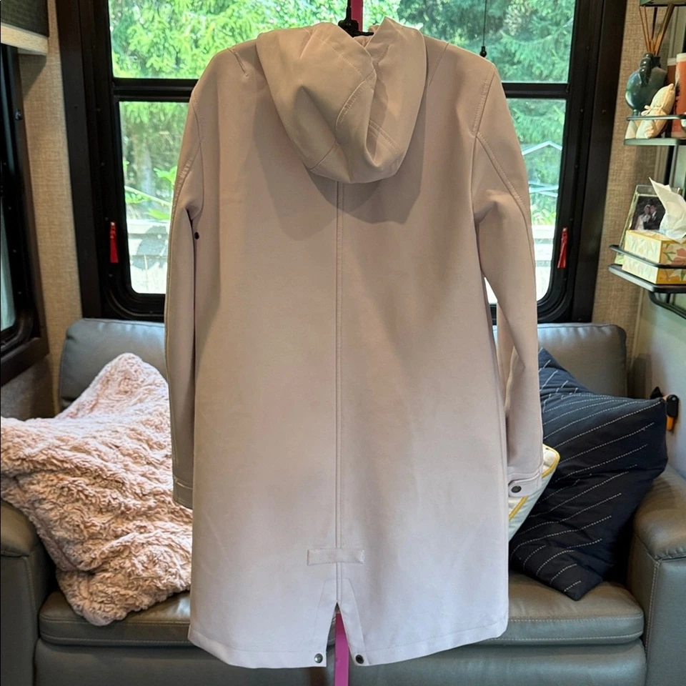 Levi's Women's Cream Trench rain Coat light lavender XS - Image 2 of 4