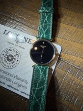 Longines La Grande Classique L4.135.2 Black Dial Gold Tone 24mm Stunning Origin 7