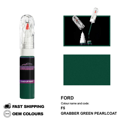 Ausbesserungslackstift für FORD GRABBER GREEN PEARLCOAT F5 Brush Fix Kit Kratzer