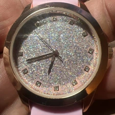 accutime watch corp Wac7218cv Ladies Watch Fresh Battery Free Shipping