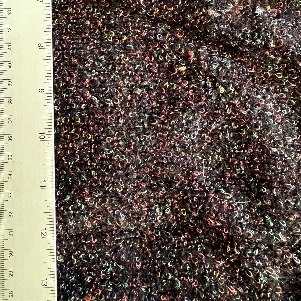 Black Rainbow Speckled Stretch Knit Fabric Panel - Image 3 of 3
