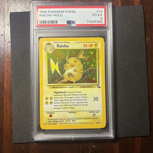 Raichu (Unlimited) graded PSA 4 for sale on eBay