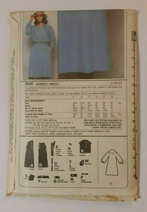 SIMPLICITY #8508 MISS SIZES 12-14-16 Front Button SHIRT-DRESS PATTERN UNCUT