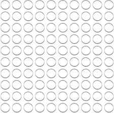 100pcs Round Split Rings Stainless Steel Crystal Lamp Connection Rings for Ch...