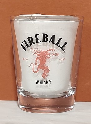 Fireball Canadian Whisky Shot Glasses Red Hot Cinnamon Set Of 4 Sazerac Co. Inc.