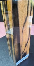 Black and White Ebony Wood turning blank, knife scales,wood turning, BWE08113
