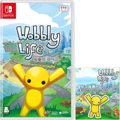 Switch Wobbly Life + Keychain [Korean Version] English + Multi Language - Photo 1/3