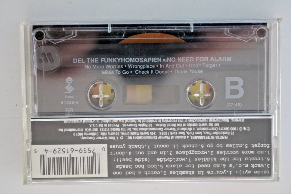 DEL! thefunkyhomosapien no need for alarm Factory Sealed w/hype - Image 2 of 2