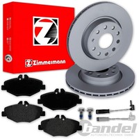 Zimmermann Bremsscheiben 295Mm + BelÄGe Vorne FüR Mercedes E-KLASSE W211 S211