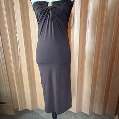 zara brown bodycon dress Strapless Gold Medallion Ruched Sleeveless Midi S Elegant Lace Mermaid Wedding Web Collection: Valentines Color:Bright Yellow COMBINATION SLIP DRESS