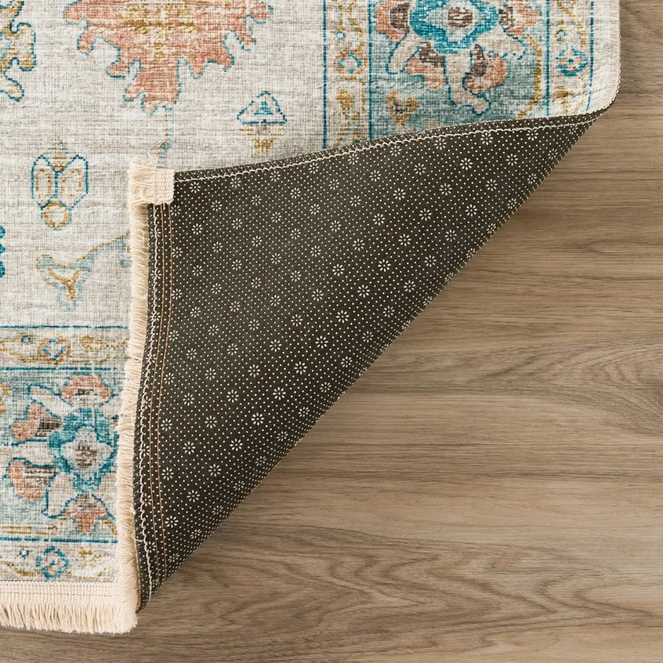 3x5 Dalyn Ivory Floral Door Mat MB6 - Aprx 3' x 5' - Image 2 of 2