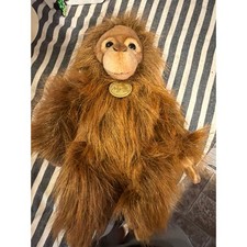 Aurora Miyoni Tots Orangutan Plush Realistic Brown Baby Monkey Stuffed Animal