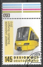 BRD Bund  2017  Michel-Nr. 3349  Stadtbahn Stuttgart  gestempelt Oberrand