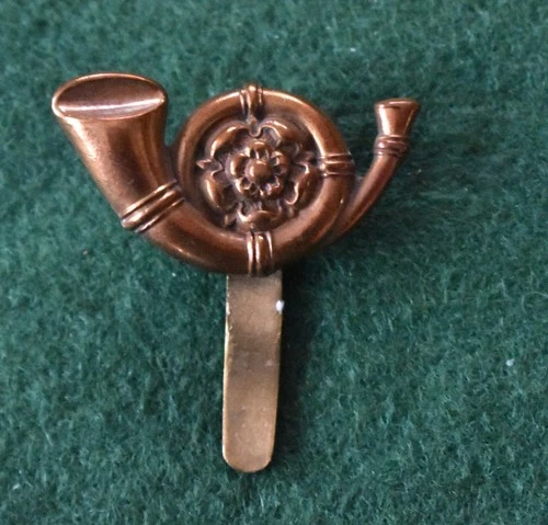 The King's Own Yorkshire Light Infantry WW1 Economy Cap badge