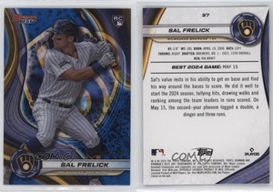 2024 Bowman's Best Blue Refractor /150 Sal Frelick #37 Rookie RC