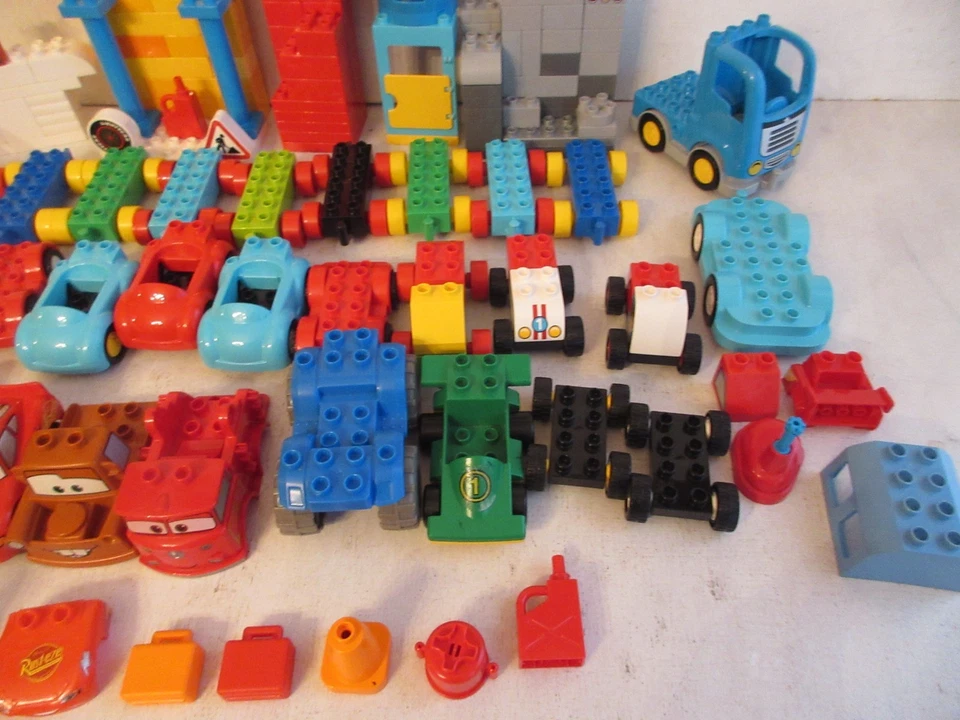 Lote de brinquedos Lego Duplo Disney Cars pacote de brinquedos creche pré-escolar - Imagem 4 de 4