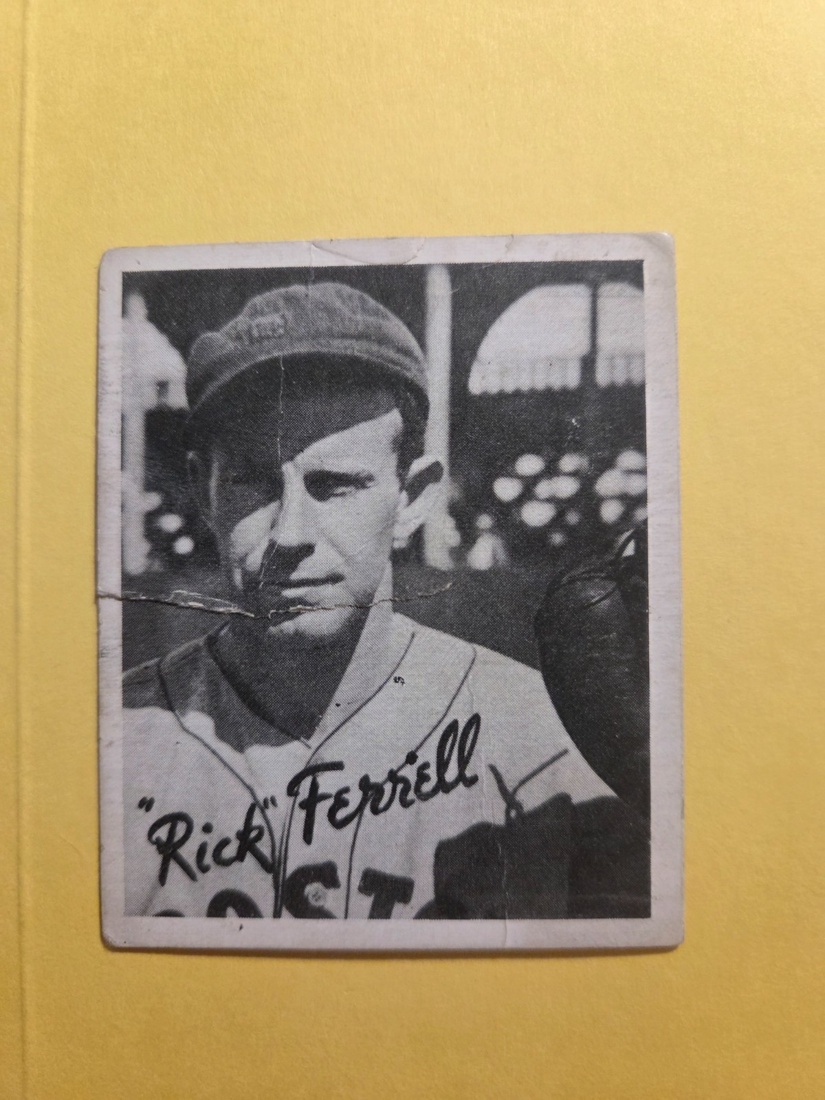 'Rick' Ferrell Baseball Cards 1936 Goudey trading card — raw and PSA graded price guide