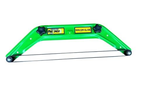 EZPUCK One Timer Hockey Passing Trainer Training Aid Green Hockey Practice Tool
