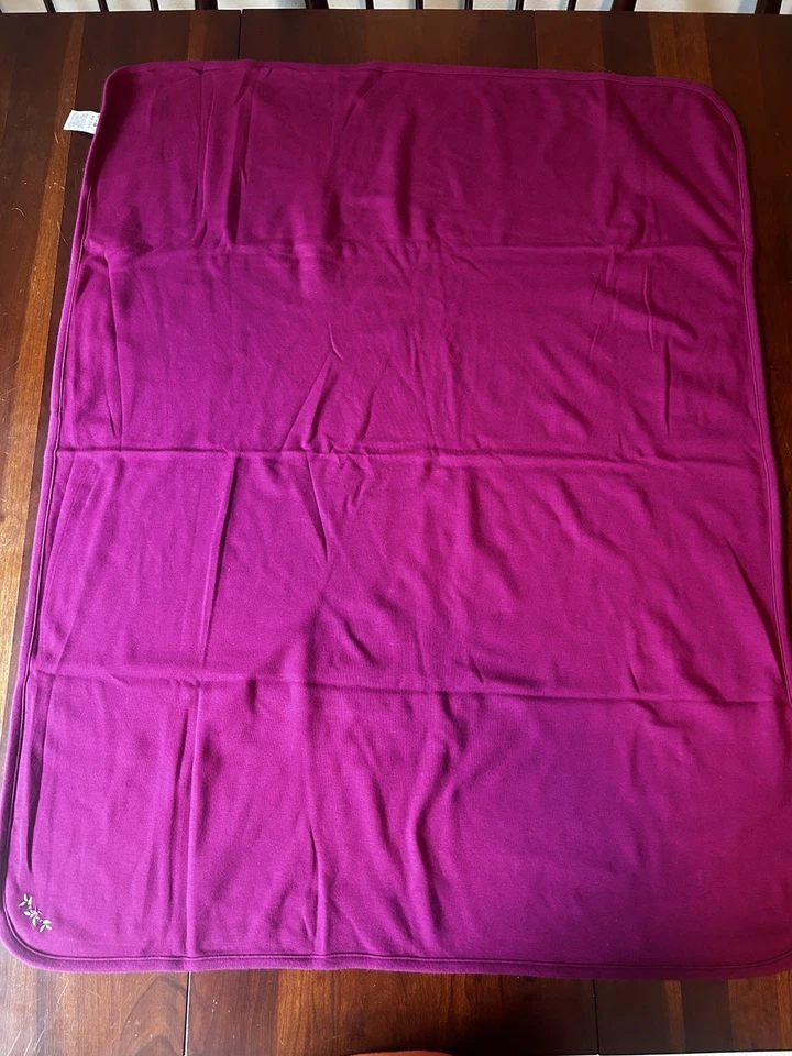 Manta de bebé Gymboree Azalea 2000 rosa fucsia floral Y2K vintage Foto 3 de 4