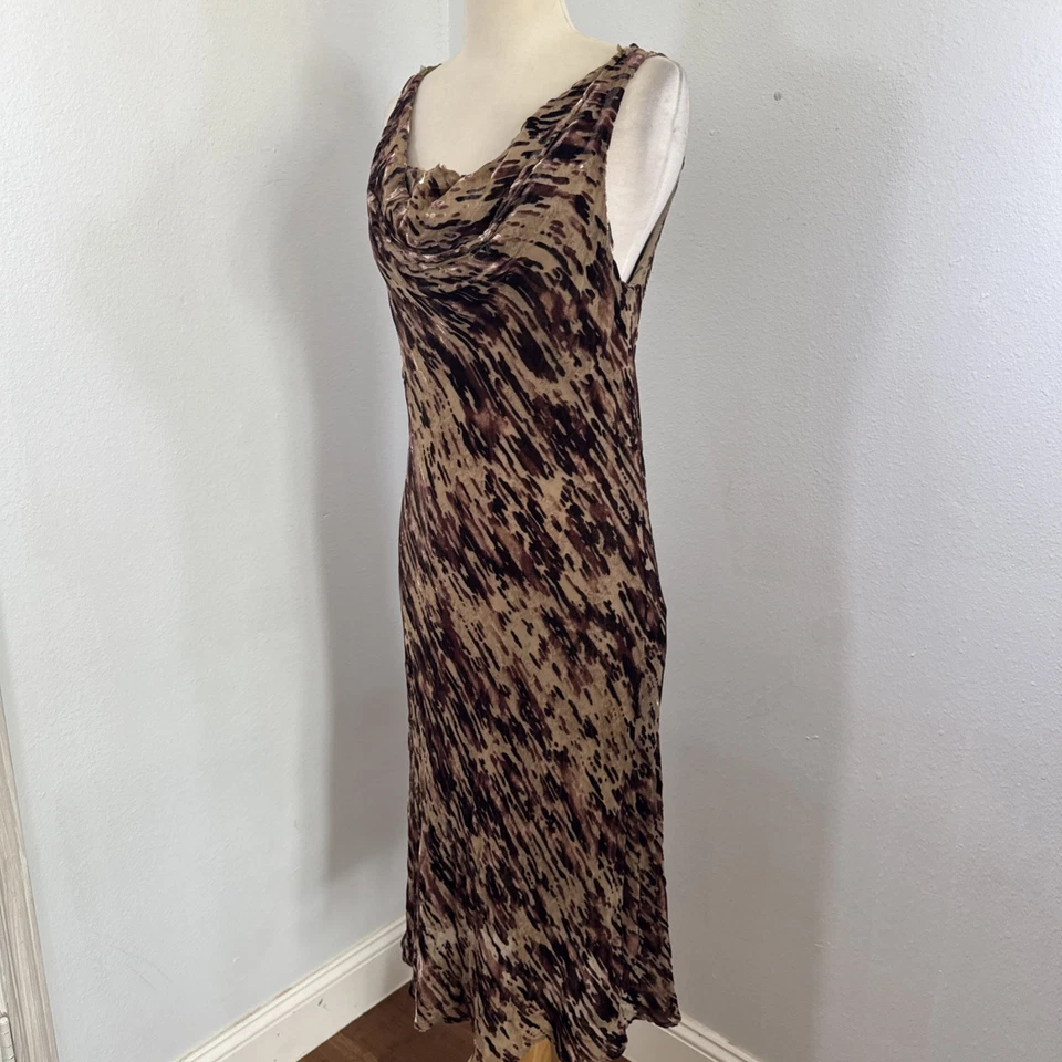 Identity платье женщин 14 шелковая смесь выгорания бархата готики прихоти заявление - Изображение 3 из 4