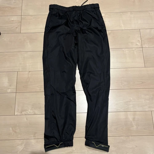 pantalon nylon prada re nylon noir ourlet ceinture pantalon #QYB5DV