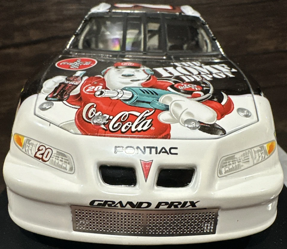 Tony Stewart Home Depot Coca-Cola Polar Bear 2001 1:24 acción platino NASCAR Foto 3 de 4