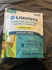 Liquid I.V.  HYDRATION MULTIPLIER - LEMON LIME  14 STICKS Electrolyte