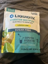 Liquid I.V.® HYDRATION MULTIPLIER  - LEMON LIME | 14 STICKS  Electrolyte