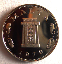 1979 MALTA 5 CENTS - PROOF - Low Mintage Coin - Lot #B3