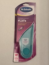 Dr Scholls Stylish Step Extended Comfort Insoles For Flats Women's Size 6-10