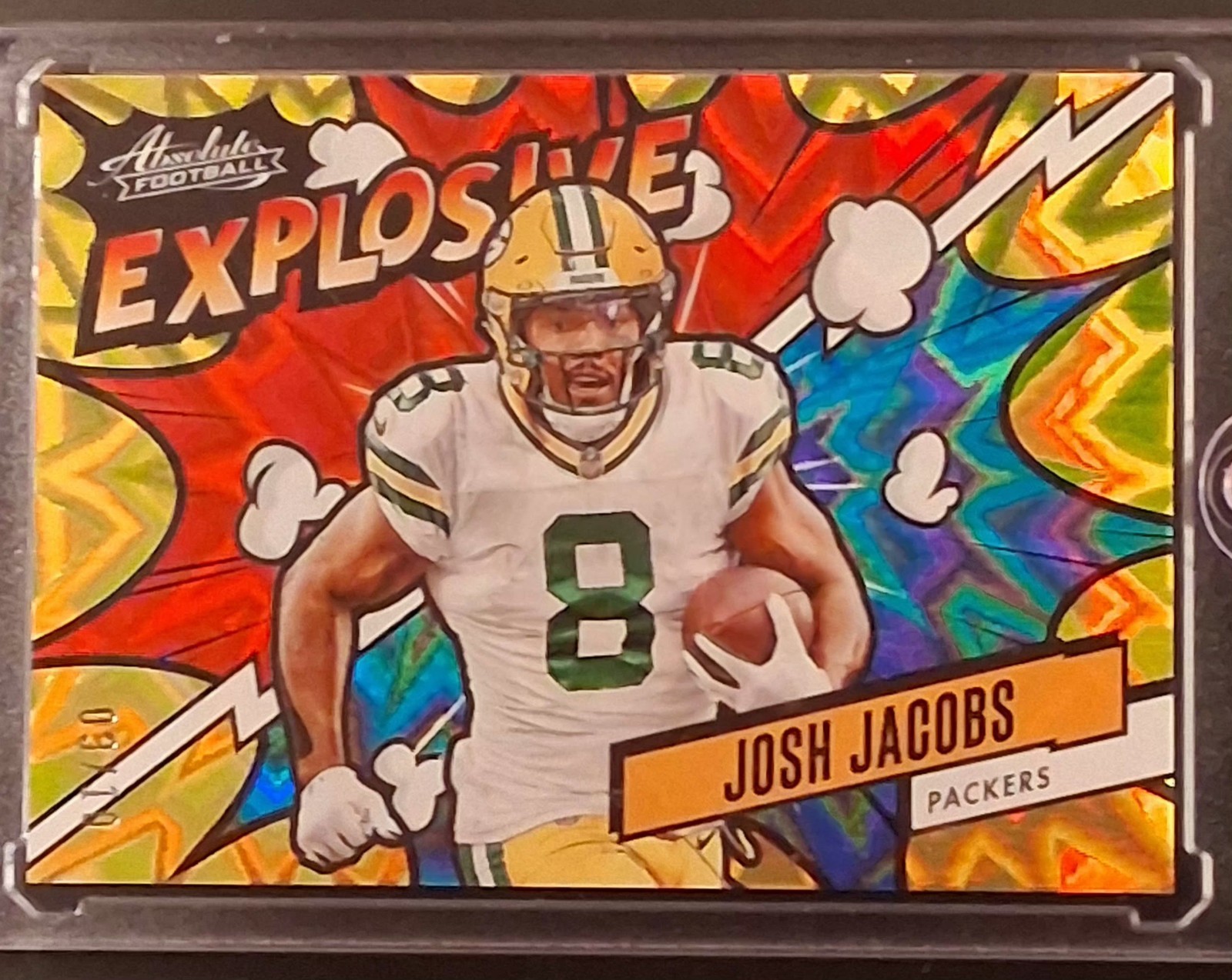 2024 Panini Absolute #EX-JJS Josh Jacobs 'EXPLOSIVE' 03/10 SSP CASE HIT