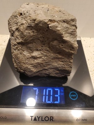 Amazing Silvery Monolith @ 7 Pounds, 10 Oz Lead Ore Bookend, Doorstop, Specimen
