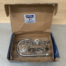T S Brass B-1146-WS 6" Swivel Gooseneck 4" Center Workboard Wall Mount Faucet