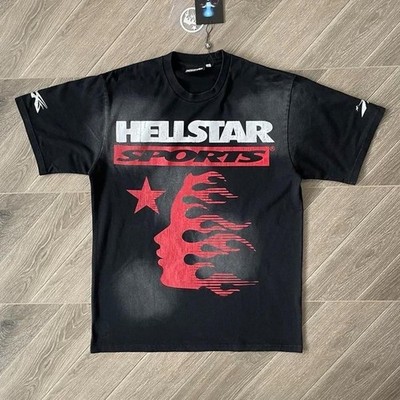 Hellstar Black & Red Graphic T-Shirt – Streetwear Oversized Tee | eBay