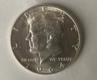 1964 D Kennedy 90% Silver Half Dollar About Uncirculated