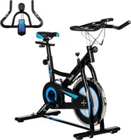 HOMCOM Stationary Exercise Bike, 8kg Flywheel Indoor Cycling Workout Fitness