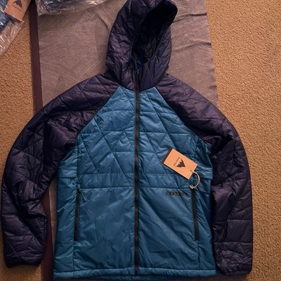 NEW BURTON VERSHEAT HD INSULATION PUFFY JACKET. COLOR: LYONBLUE / DRSBLUE