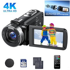 Camcorder 4K HD 42MP Video Camera 18X Zoom Digital Recorder Vlogging YouTube Cam