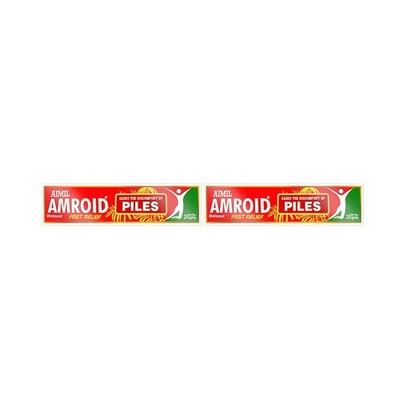 AIMIL Amroid Ayurvedische Salbe Poly Kräuter Behandlung Creme Haufen 20 GM x 2