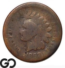 1867 Indian Head Cent Penny *Scarce*