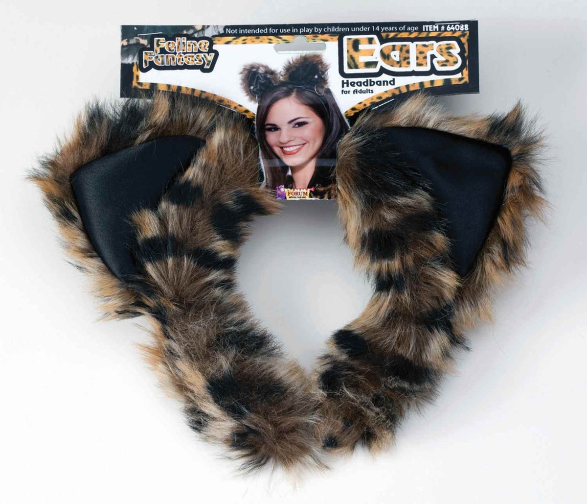 Feline Fantasy Furry Leopard Cat Ears Costume Accessory Feline Fantasy Furry Leopard Cat Ears Costume Accessory