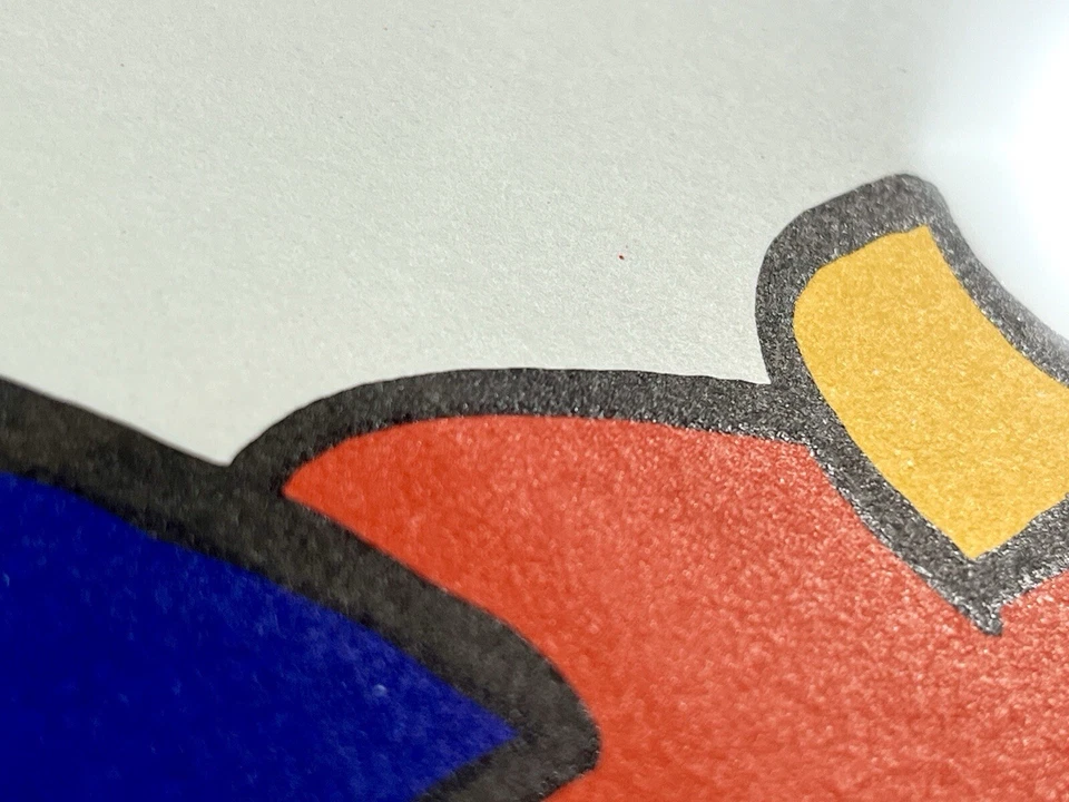 Litografia original Alexander Calder Lune Jaune moldura personalizada 1963 - Imagem 4 de 4