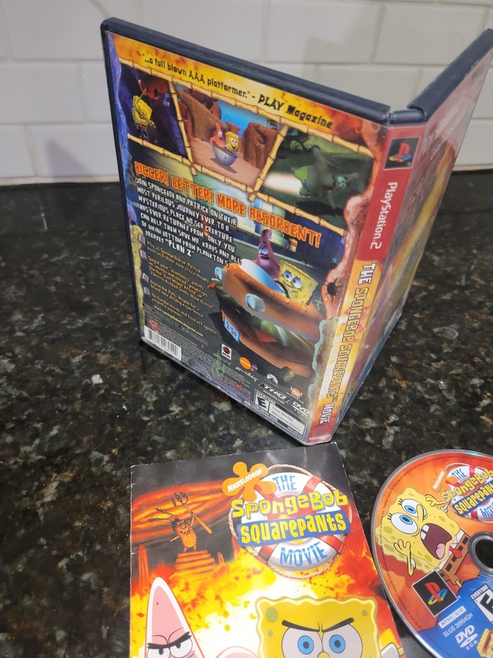 Spongebob Squarepants Movie Game PS2 PlayStation 2 Complete CIB Good eBay