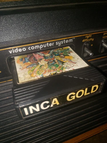 Ultra Rare Atari 2600 Inca Gold cartridge..hard to find spider maze