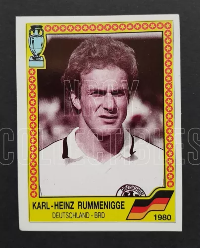 ORIGINAL PANINI STICKER UEFA EURO 1988 Karl Heinz Rummenigge NEW MINT